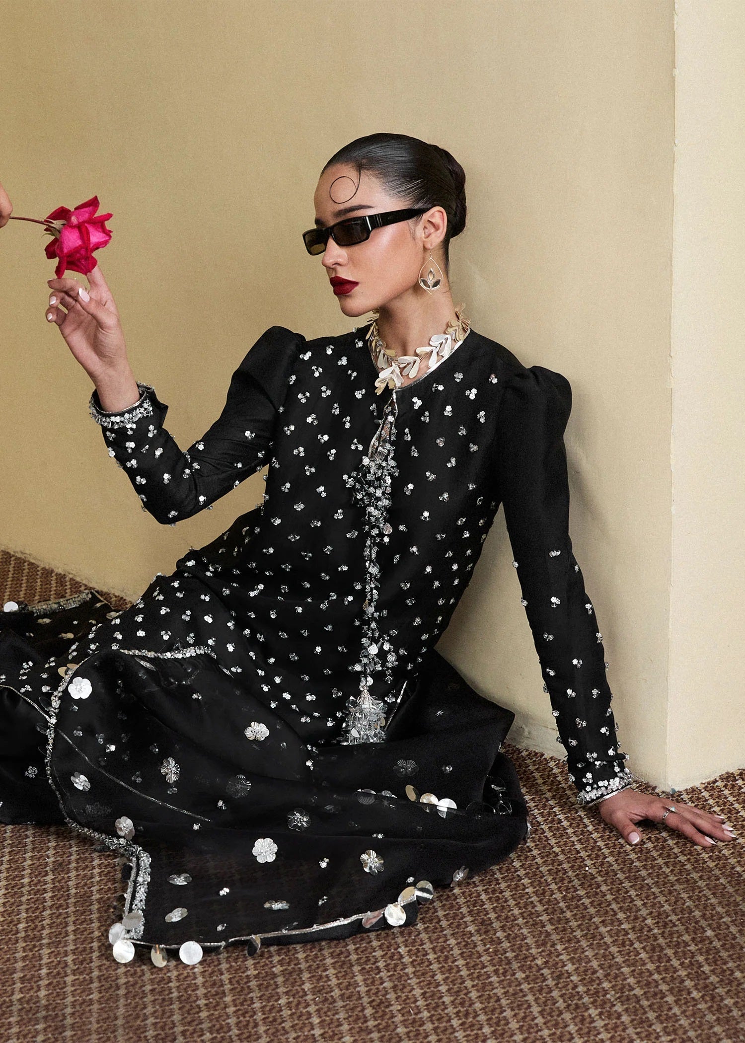 Hussain Rehar Elegant Luxury Raw Silk Unstitched 3 Piece Collection Kiara Pehnawa